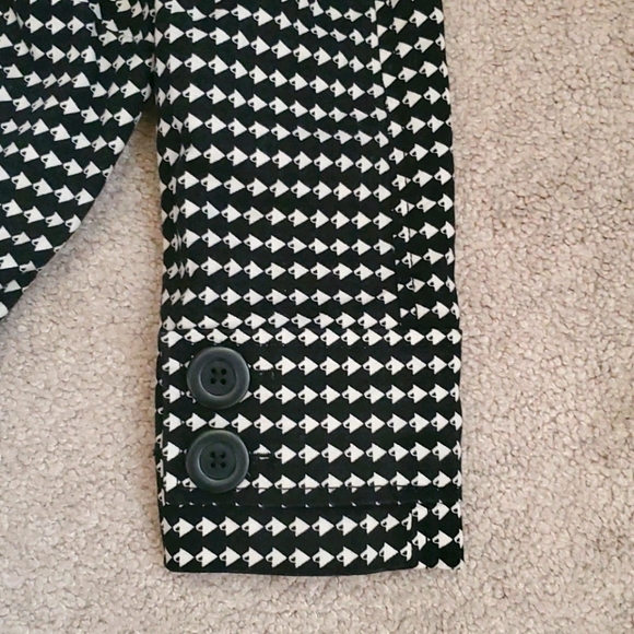 Ann Taylor Loft Black & White Hounds Tooth SP - Picture 3 of 5